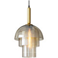 Lustre nordique creative light bar café lustre restaurant lustre abat-jour en verre